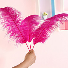 50 Uds./muchas plumas de avestruz rosas de 45-50 cm, decoraciones de boda DIY/accesorios decorativos para el hogar. Venta de alta calidad. 2024 - compra barato