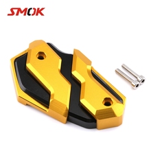 SMOK Motorcycle CNC Front Fluid Brake Reservoir Oil Cup Cap Cover For Kawasaki Ninja 650 650R ER4N ER6N Versys 650 Z800 Z650 2024 - buy cheap