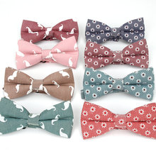 New Style Men's Mustache Print Vintage Fashion Bowtie For Man Casual Flower Neck Bow Ties Wedding Accessories Gravatas Butterfly 2024 - buy cheap