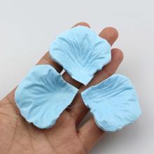 2" 500PCS  Silk Rose Petals Wedding Flower Decoration Artificial Flower Petals for Wedding Party Vase Home Decor Light Blue 2024 - buy cheap