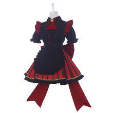 Boku No Hero Academia Himiko Toga Lolita Dresses Cosplay Costume My Hero Academia Asui Tsuyu Ochaco Uraraka Maid Skirt Wigs Hair 2024 - buy cheap