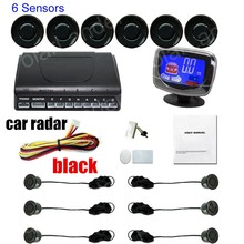 Kit de sensores de estacionamiento para coche, sistema de Monitor de Radar de marcha atrás, 9 colores disponibles, zumbador LCD, envío gratis 2024 - compra barato