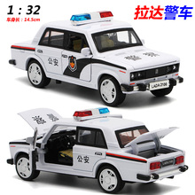 1:32 Toy Car LADA Police Metal Toy Alloy Car Diecasts & Toy Vehicles Car Model Miniature Scale Model Car Toy For Children 2024 - buy cheap
