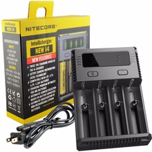 NITECORE New i4 Intellicharger 2017 Li-ion Ni-MH Smart Charger 4 Slot 18650 Li-ion/IMR/LiFePO4/Ni-MH(NiCd) Battery Charger 2024 - buy cheap