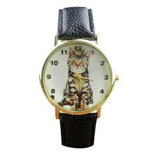 Relógio de pulso analógico de couro feminino, luxuoso mostrador com algarismos arábicos, pulseira de couro, relógio de quartzo, venda imperdível 2024 - compre barato