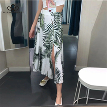 Bella philosophy women boho sexy hight waist skirt holiday elegant ladies split long skrit beach print female summer new skirts 2024 - buy cheap