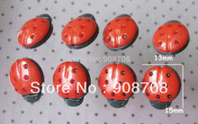 H040 combined plastic Ladybug buttons for kid's clothes 200pcs red buttons for craft scrapbook 2024 - buy cheap