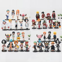 anime One Piece Figures Monkey D Luffy Roronoa Zoro Nami Usopp Sanji Tony Chopper Nico Franky Brook PVC Action Figures 2024 - buy cheap