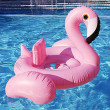 Flotador inflable de flamenco para piscina, colchón circular, asiento de anillo de natación, balsa de verano, juguetes de fiesta para niños 2024 - compra barato