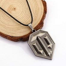 H&F Game Related Products World of Tanks necklace Tanks flag pendant necklace 2016 Accessories Jewelry leather necklaces 2024 - buy cheap