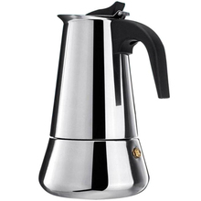 Máquina de Espresso de acero inoxidable, cafetera italiana para Espresso y café, 450Ml 2024 - compra barato