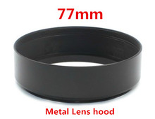 77mm Metal LENS HOOD for canon nikon Sony for Pentax Fujifilm Olympus Leica 77mm lens 2024 - buy cheap
