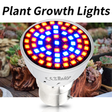 GU10 Led Grow Lamp MR16 Led 220V Culture Indoor Fito Led Bulb Seedling E27 Plant Light For Greenhouse E14 growbox phytolamps B22 2024 - buy cheap