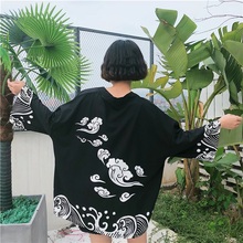 Blusa feminina ulzzang harajuku, camiseta japonesa moda urbana 2024 - compre barato