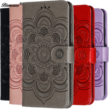 Luxury 3D Mandala Case For Huawei Y6 PRO Cover on honor 8x For huavei P9 Lite Mini P30 Mate 20 Flip Leather Wallet Phone Cases 2024 - buy cheap