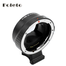 EF-NEX IV Auto Focus Lens Adapter Ring AF Confirming for Canon eos EF EF-S lens to Sony NEX E Full Frame A7 A7R II a6300 a6500 2024 - buy cheap