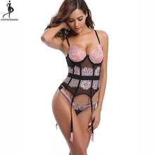 Pink Lace Corset Adjustable Underwear Corsets Boned Corsets Lace Transparent Bustier Overbust Strap Gorset Sexy Flora Corselet 2024 - buy cheap