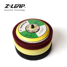 Z-LEAP 6" Car Foam Sponge Buffing Disc And 5" Backer Pad 5/16"-24 Or M14 Or 5/8-11 Thread  Car Polisher Sanding Polishing Waxing 2024 - buy cheap