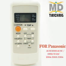 (4 Pcs/ lot) Wholesale Air Conditioner remote control For Panasonic A75C2502 A75C/ 2362/2149/2504/2505/2364 2024 - buy cheap