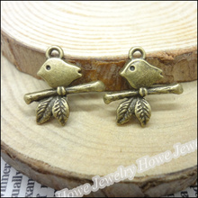 150 pcs Charms Birds Pendant  Antique bronze  Zinc Alloy Fit Bracelet Necklace DIY Metal Jewelry Findings 2024 - buy cheap