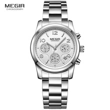 MEGIR Chronograph Women Watches Relogio Feminino Luxury Brand Ladies Sport Wrist Watch Clock Girl Lovers Wristwatches Hour xfcs 2024 - buy cheap