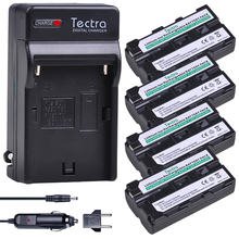 Tectra-Batería de NP-F550 de 2600mAh, cargador Digital y enchufe estadounidense, para Sony NP-F570, CCD-SC55, CCD-TRV81, NPF570 NP F550, 4 Uds. 2024 - compra barato