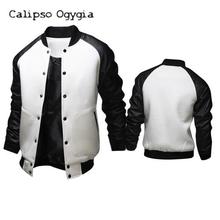 Baseball Jersey Cardigan Casual New Men's Jackets Jacket Hip Hop Stand Collar Stitching Jackets and Coats Outwear COML30 2024 - buy cheap