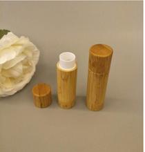 1 piezas 5g de bambú vacía labio bruto contenedor tubo de lápiz labial de contenedor tubo de lápiz labial de bambú de tubos de bálsamo labial de 5 ml 2024 - compra barato