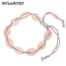 WELLMORE women Anklet 8 colors bohemia Anklets for women beach shell Anklet bracelets summer Party Foot Jewelry wholesale 2024 - buy cheap