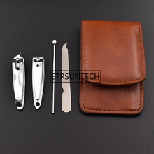 Professional Stainless Steel Nail Clippers Scissors Suit Set Kits Manicure Set with PU bag F1679 2024 - buy cheap