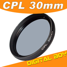 Цифровой мальчик 1 шт. 30 мм CPL Циркулярный поляризационный C-PL фильтр Фильтры 30 мм для Canon Nikon Sony olympus Камера Z1 2024 - купить недорого