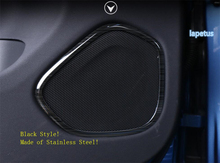Lapetus-altavoz estéreo para puerta interior de coche, marco decorativo con sonido de Audio, cubierta de anillo embellecedora para Volvo XC60 2018-2021, acero inoxidable 2024 - compra barato