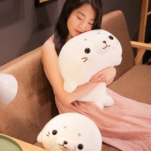 1pc 50/60cm  Seal Plush Animal Toys Sea World Animal Seal Plush Stuffed Doll Baby Sleeping Pillow Kids Girls Gifts 2024 - buy cheap