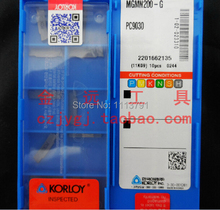 10pcs  boxed Grooving Parting 2 mm Korloy inserts MGMN200-G NC3020\NC3030\PC9030\H01 for  lathe tools 2024 - buy cheap