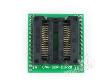 Waveshare SO28 SOIC28 SOP28 до DIP28 (A) Φ Enplas IC-адаптер тестовый разъем 1,27 мм Шаг 7,5 мм ширина 2024 - купить недорого