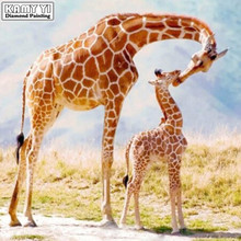 5D Diy Diamond Embroidery Giraffe Diamond Painting Cross Stitch Animals Full Diamond Mosaic Needlework Rhinestones Paintings 2024 - buy cheap