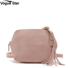 Fashion Matte PU Leather Shoulder Bags Candy Color Shell Women Messenger Bags Crossbody Tassel Ladies Bag Handbags M118 2024 - buy cheap