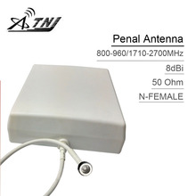 Antena para amplificador de sinal de celular atnj, para uso externo, 2g, 3g, 4g, 800-2500mhz, 3dbi, com cabo de 0.3m de qualidade superior 2024 - compre barato