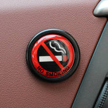 Car Aluminum NO SMOKING Sign Tips Warning Logo Stickers For Audi A1 A2 A3 A4 A5 A6 A7 A8 Q2 Q3 Q5 Q7 S3 S4 S5 S6 S7 S8 TT TTS RS 2024 - buy cheap