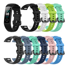 Silicone Wrist Strap For Huawei Honor Band 4 Standard Version Smart Wristband Sport Bracelet Band honor band 4 2024 - buy cheap