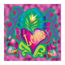 Алмазная 5D Вышивка «Мир и любовь», алмазная живопись «сделай сам», полноразмерная Алмазная мозаика, вышивка, украшение для дома, картина LK1 2024 - купить недорого