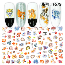 10 Sheets 3D Nail Sticker Catoon Flower Sticker DIY Adhesive Tips Nail Art Decorations Women Nail Decals Set Wholesale 2024 - buy cheap