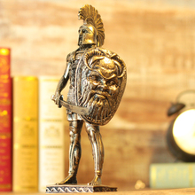 Средневековая Броня самурая модель ретро Римский доспех воин творческий бар Ares Mars Loricae орнамент восстановление Спарты статуя фигурка 2024 - купить недорого