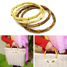 1Pc Round Bamboo Bag Handle for Handcrafted Handbag Handles Hanger DIY Bag Handles Accessories 2024 - buy cheap