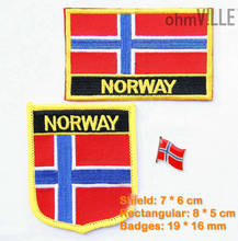 Parches Bordados Patches For Clothing Norway Flag Patch Iron On Patches - 100% Quality Guarantee Embroidered + Free Shipping 2024 - buy cheap