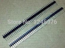Free shiping 20PCS Single Row Male 1X40 Pin Header Strip 2.54 mm 1x40Pin 2.54mm Right Angle Single Row Male Pin Header Connector 2024 - buy cheap
