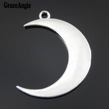 GraceAngie 8PCS Antiqued Silver Color Alloy Fashion Night Sky Quiet Style Moon Star Jewelry Accessories Necklace Pendant Charms 2024 - buy cheap