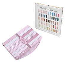 120 Colors False Nail Art Display Board Sample Book Nail Polish Gelatin Board Nail Art Showing Board Manicure Tool 2024 - buy cheap