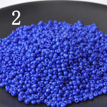 16g 1000pcs 2mm 12/0 Royal Blue Color Opaque Round Loose Spacer Beads Cezch Glass Seed Beads Jewelry Making DIY Garment Bead 2024 - buy cheap