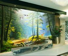 Customized 3d Photo Wallpaper 3d Wall Murals Wallpaper Forest Landscape Painting Tv Setting Wall 3d Living Room Wall Decoration Buy Cheap In An Online Store With Delivery Price Comparison Specifications Photos